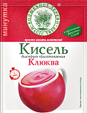 Кисель быстрого приготовления "Клюква"